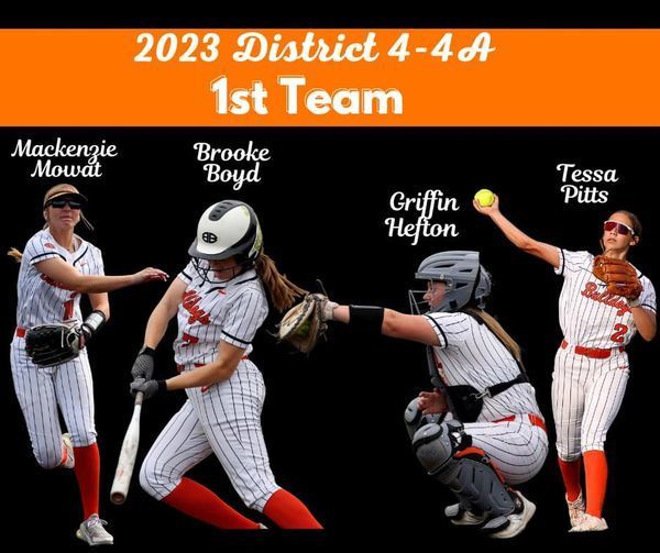 2023 District 4-4A Softball Awards