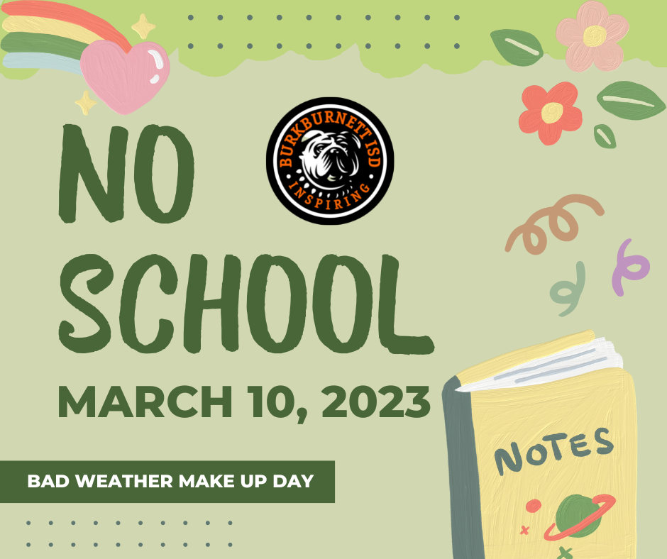 No School March 10th