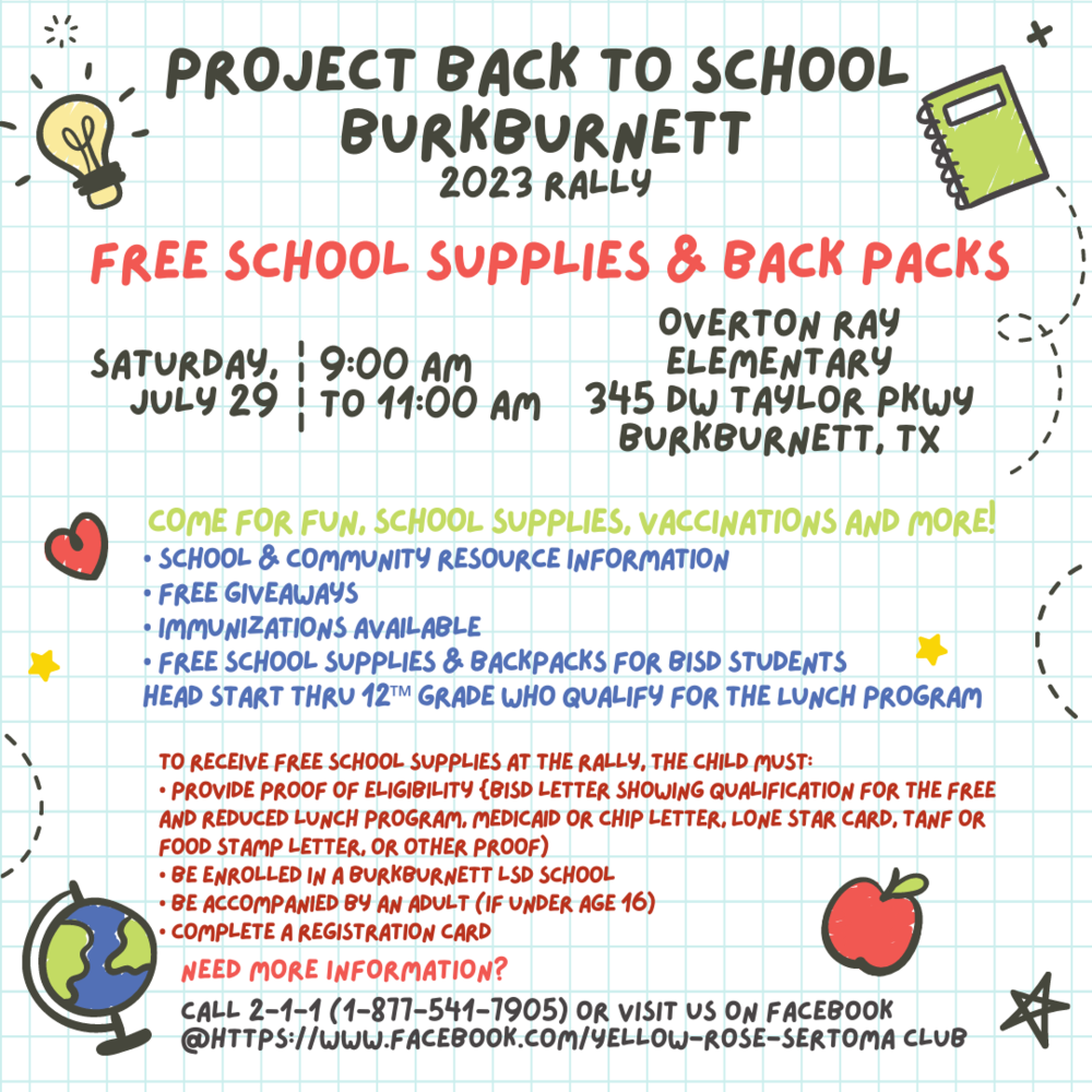 Project Back To School Announced
